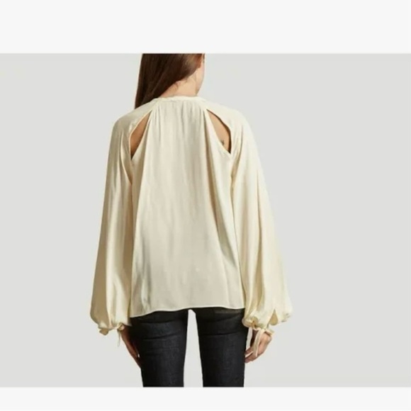 By Marlene Birger Henrya openwork being blouse size 36 US S - Picture 2 of 13